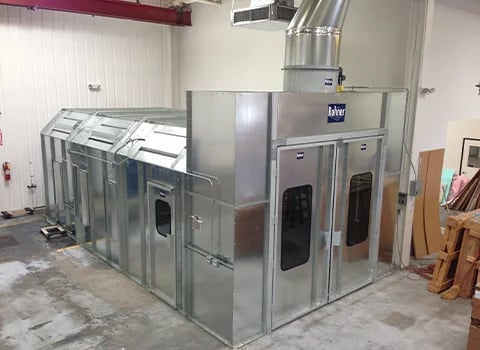 Using Cross Draft Spray Booths for Precision and Efficiency