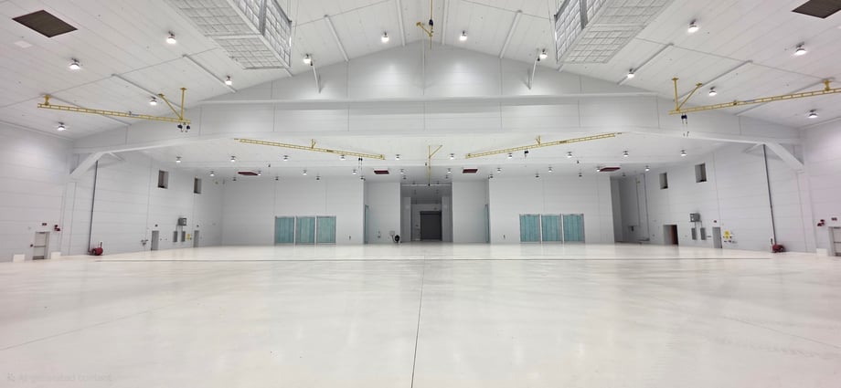 Aerospace Hangar Conversion to Paint Booth