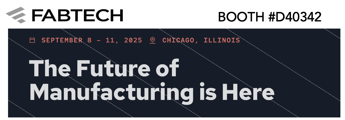 FABTECH 2025 landing page banner FABTECH 2025 landing page banner