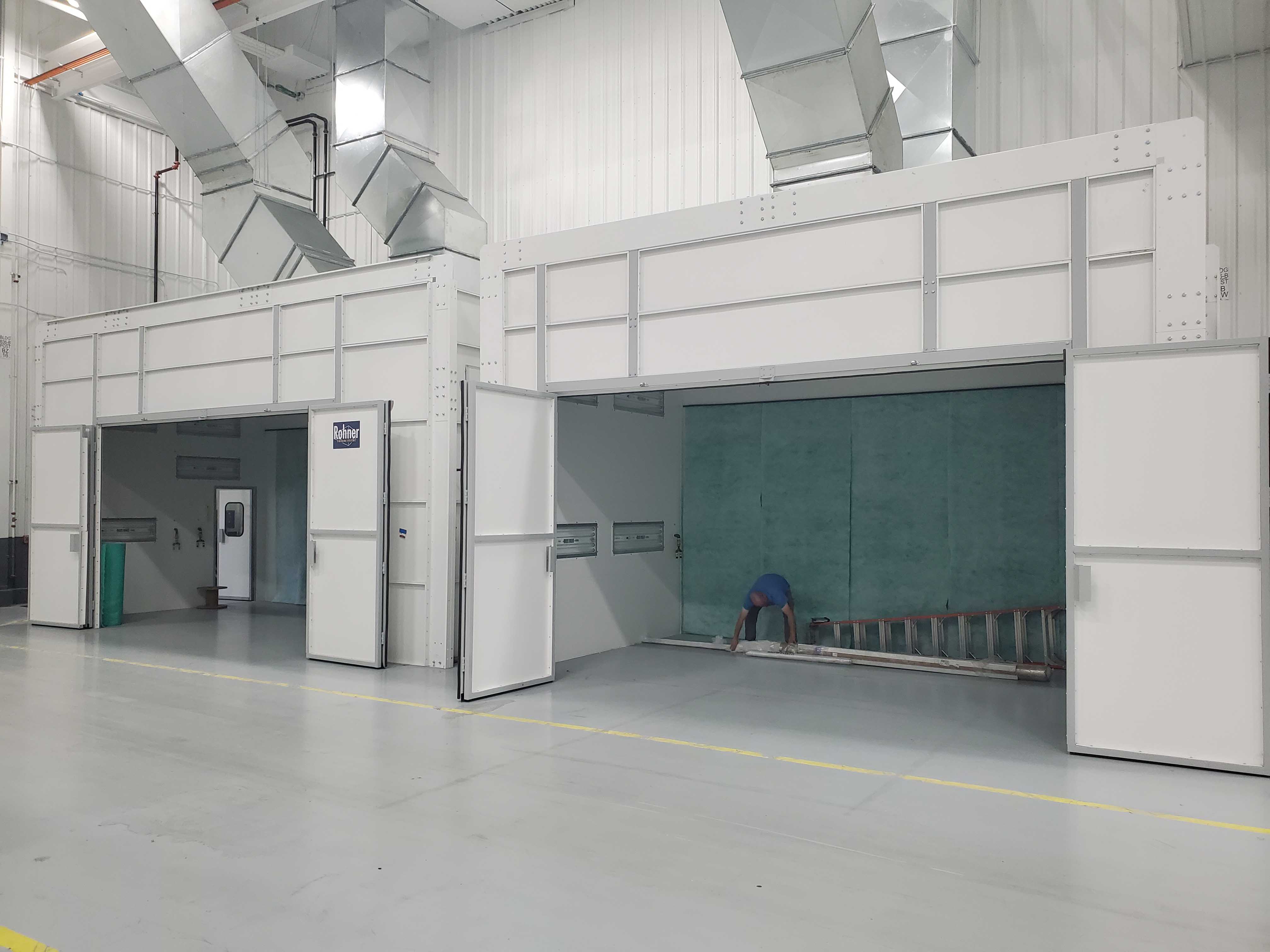 Rohner - Modified Down Draft Paint Booth