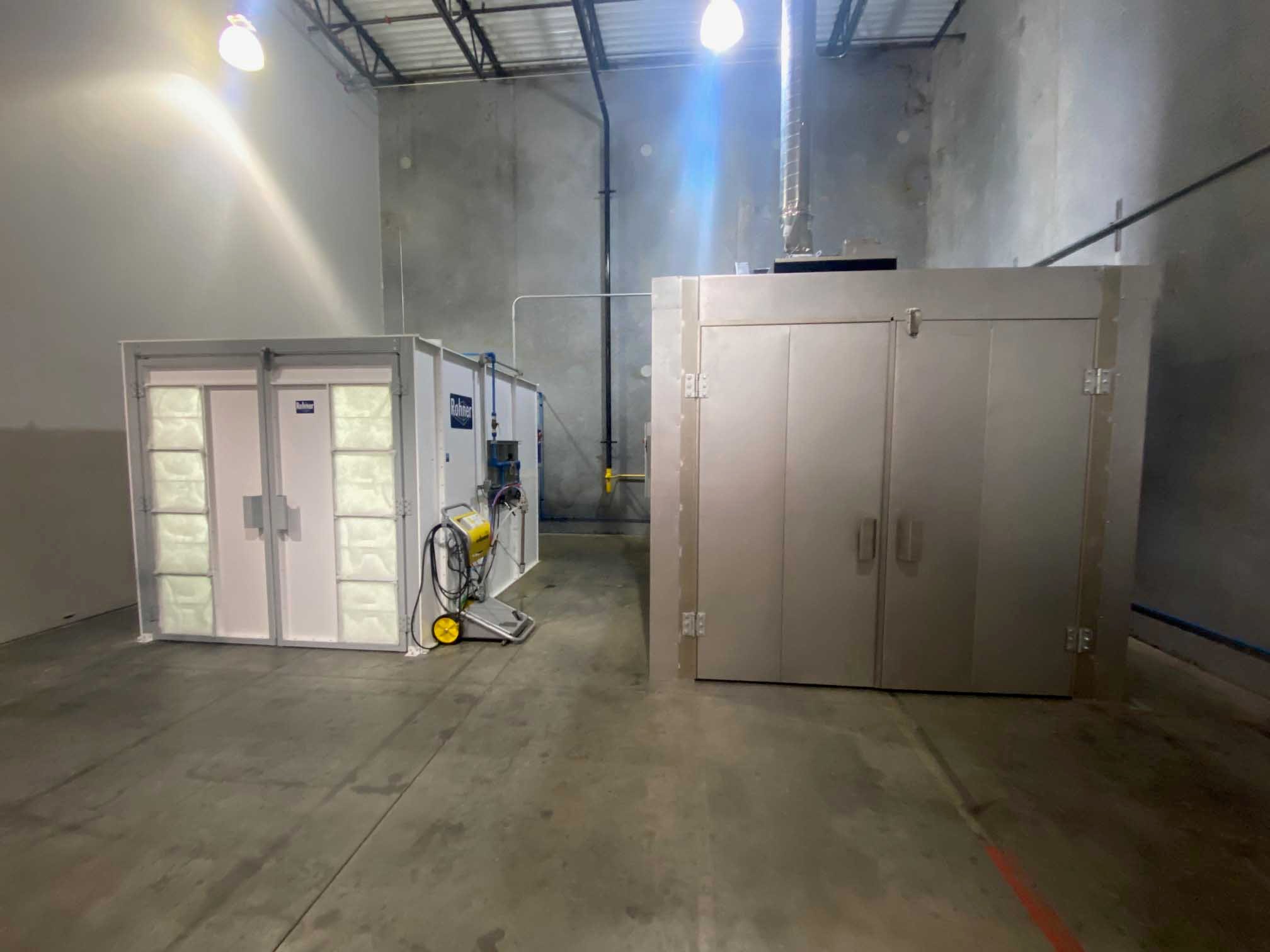 8' X 8' X 16' Gas Powder Coat Curing Oven