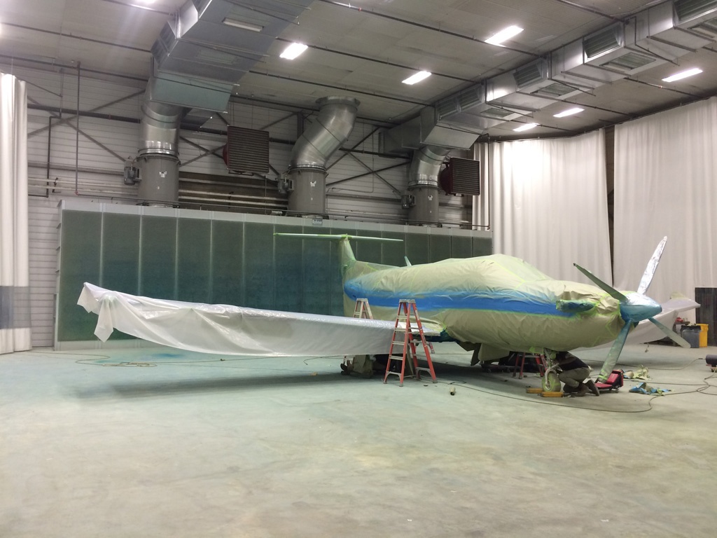 Aircraft Gallery for Paint and Powder Finishing Rohner