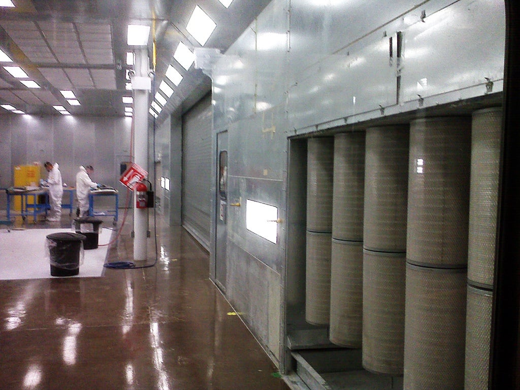 Custom Sanding Booths for Industrial Finishing Rohner