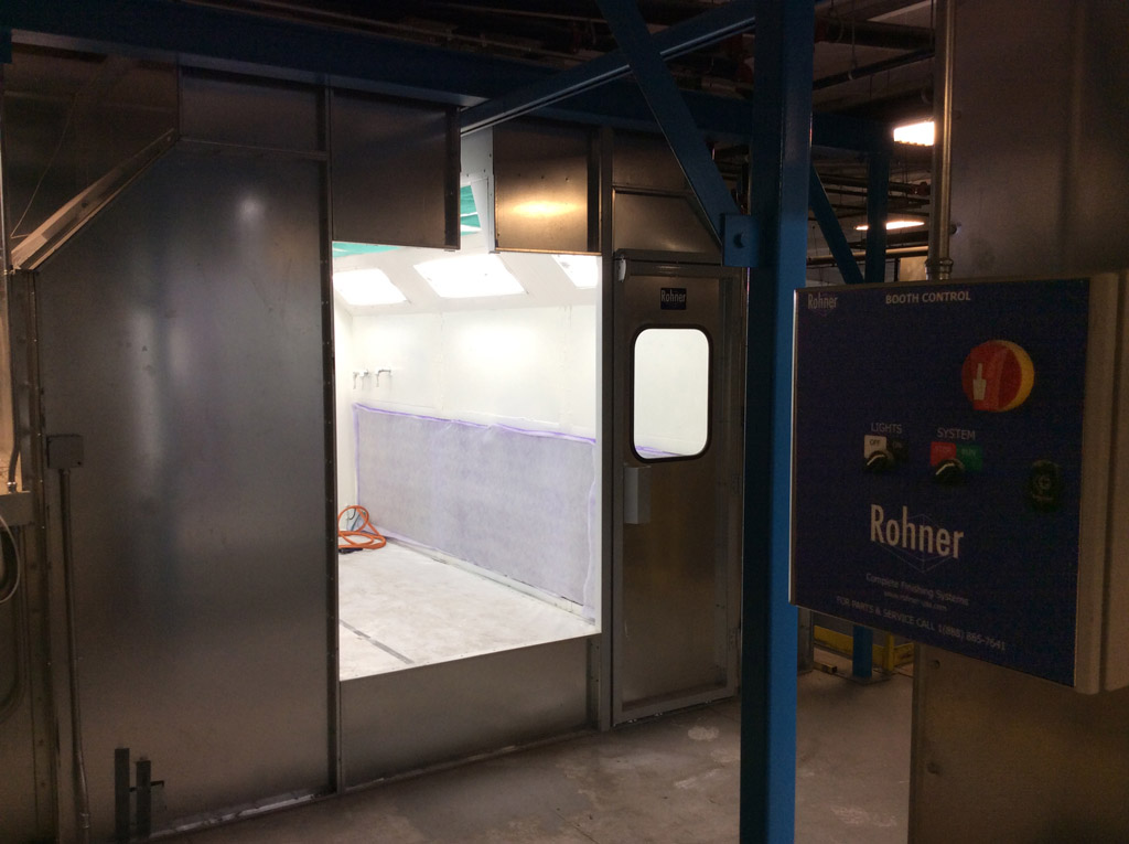 Side Downdraft Paint Spray Booths Rohner