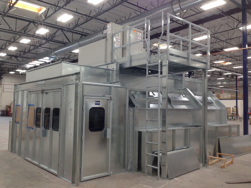 Side Downdraft Paint Spray Booths Rohner