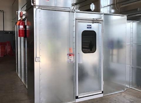 Cross Draft Spray Booth