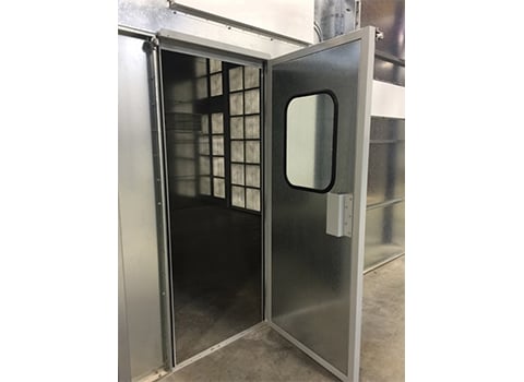 Cross Draft Spray Booth