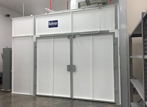 Cross Draft Spray Booth