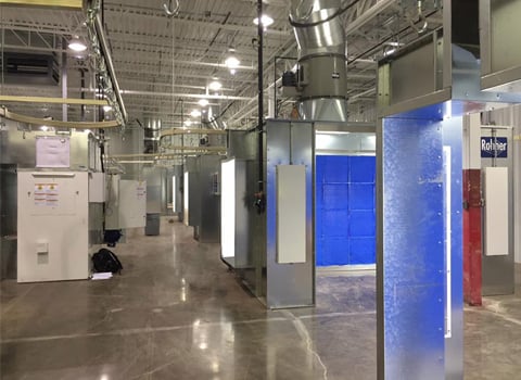 Rohner Open Face Spray Booth