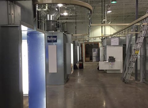 Rohner Open Face Spray Booth