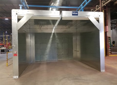 Rohner Open Face Spray Booth