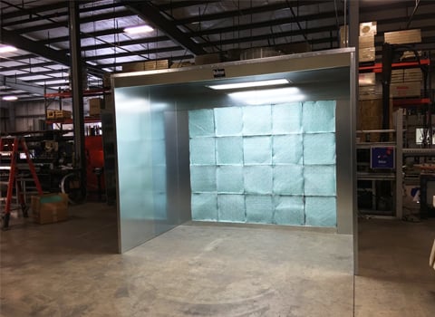 Rohner Open Face Spray Booth