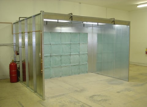 Rohner Open Face Spray Booth