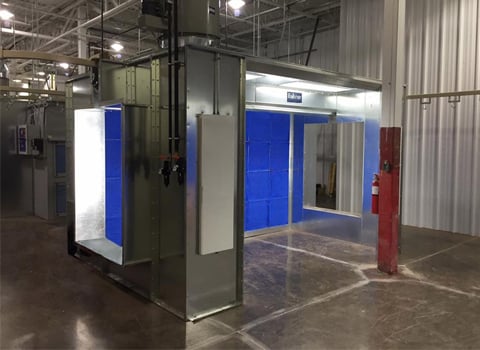 Rohner Open Face Spray Booth