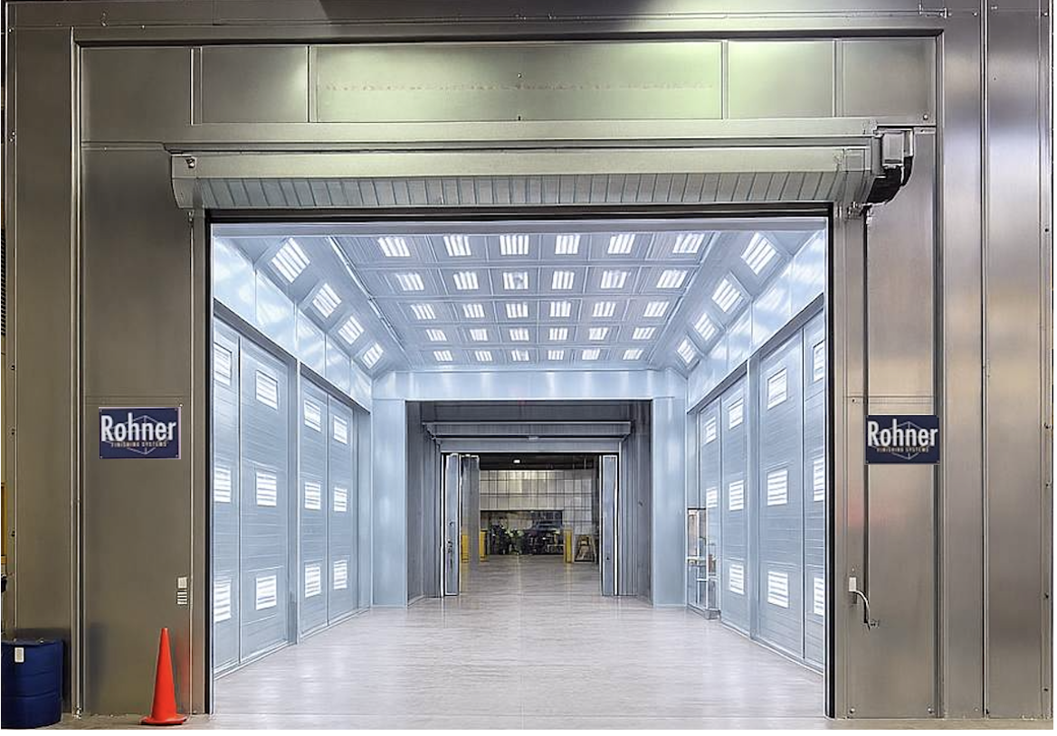 large paint booth